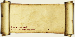 Kristina Mioković vizit kartica